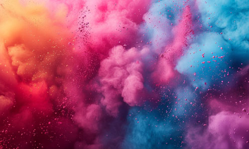 Celebrating Colors of Holi